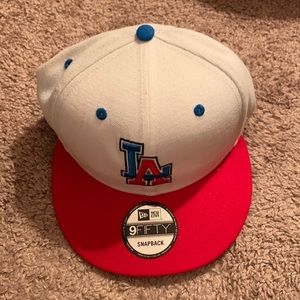 New Era Los Angeles Dodgers MLB Split Color 9FIFTY SnapBack hat NWT OSFA